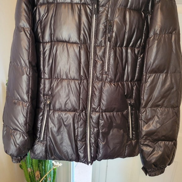 Calvin Klein Puffer Heavyweight Black Zip-Up Jacket With Pockets, Size XXL Mens - Picture 5 of 10